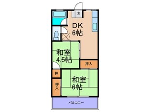 住吉苑の物件間取画像